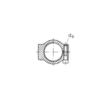液壓桿端軸承 GIHRK70-DO, 根據(jù) DIN ISO 12 240-4 標(biāo)準(zhǔn)，帶右旋螺紋夾緊裝置，需維護(hù)