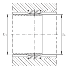 關(guān)節(jié)軸承 GE6-DO, 根據(jù) DIN ISO 12 240-1 標(biāo)準(zhǔn)，需維護(hù)